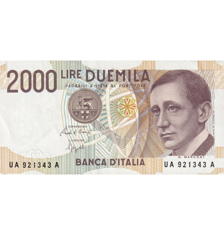 Italia 2000 Liras 1990 Pick 115